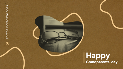 Grand Parent's Day Reading Glass Facebook event cover Image Preview