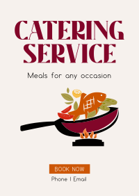 Food Catering Poster Design
