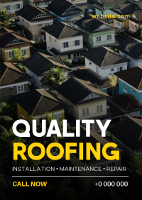 Quality Roofing Services Flyer Design