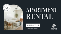 Apartment Rental Minimalist Facebook Event Cover Image Preview