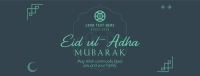 Blessed Eid ul-Adha Facebook Cover Design