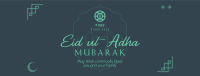 Blessed Eid ul-Adha Facebook cover Image Preview
