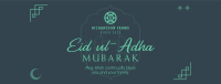 Blessed Eid ul-Adha Facebook Cover Image Preview