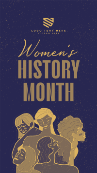 Women's History Month March Instagram story Image Preview
