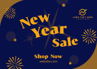 New Year, New Deals Postcard Image Preview