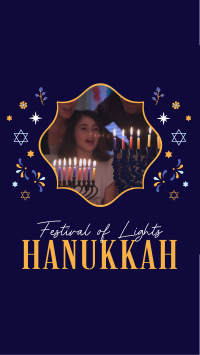 Celebrate Hanukkah Family Instagram Story Preview