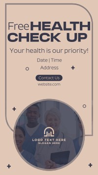 Free Health Checkup Facebook Story Design