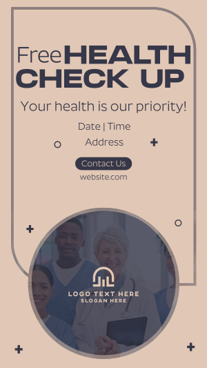 Free Health Checkup Facebook story Image Preview