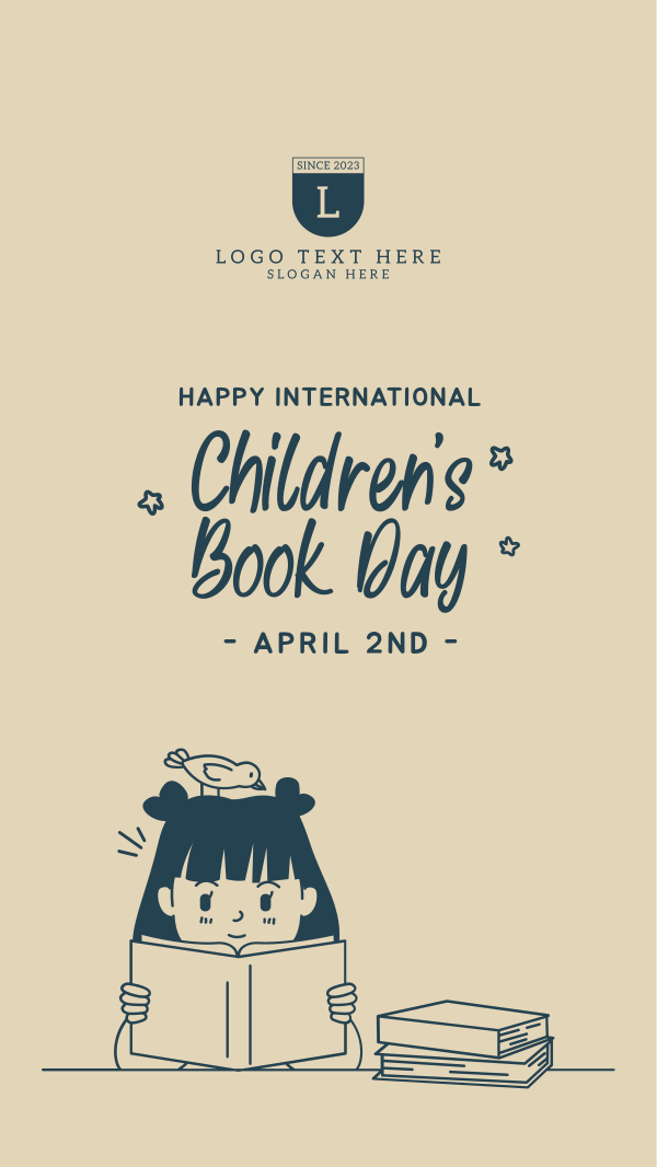 Children's Book Day Instagram Story Design Image Preview