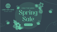 Spring Bee Sale Facebook Event Cover Design