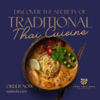 Thai Food Cuisine Instagram Post Preview