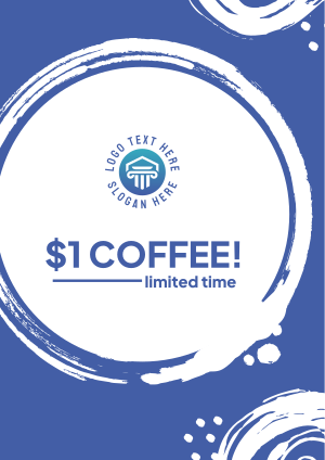 $1 Coffee Flyer Image Preview