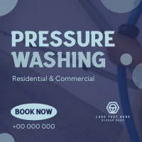 Pressure Wash Service Instagram Post Design