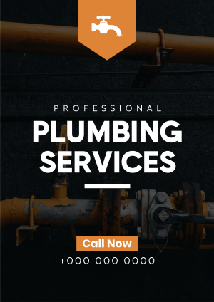 Plumbing Services Flyer Image Preview