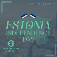 Majestic Estonia Independence Day Instagram post Image Preview