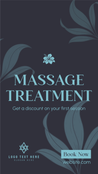 Massage Therapy Service Instagram Story Design