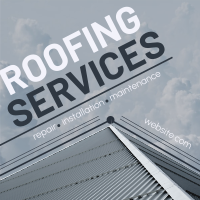 Roofing Expert Instagram Post Design