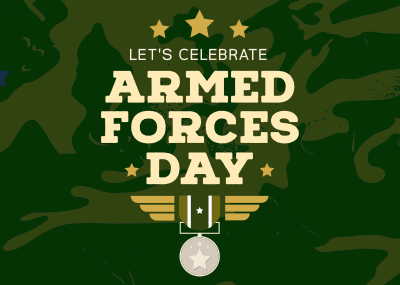 Armed Forces Appreciation Postcard Image Preview