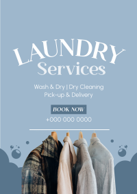 Dry Cleaning Service Poster Image Preview
