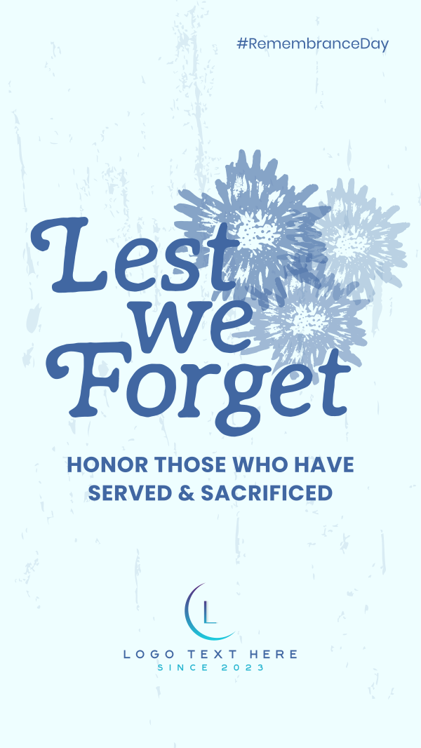 Service and Sacrifice Facebook Story Design Image Preview