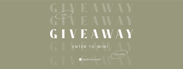 More Giveaway Facebook Cover Design Image Preview