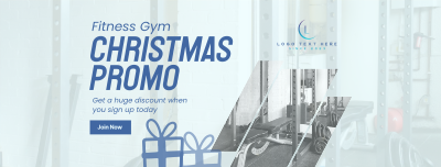 Christmas Fitness Facebook cover Image Preview