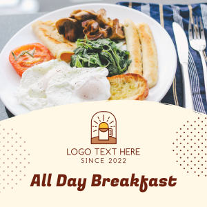 All Day Breakfast Instagram post Image Preview