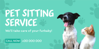 Pet Sitting Service Twitter post Image Preview