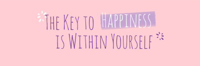 Key To Happiness Twitter Header Image Preview