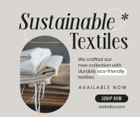 Sustainable Textiles Collection Facebook post Image Preview