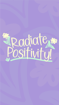 Radiate Positivity Facebook Story Design