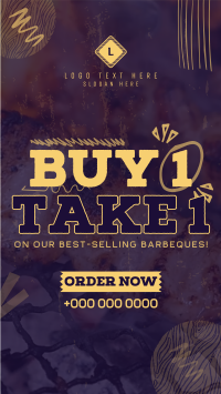 Buy 1 Take 1 Barbeque Instagram Reel Preview