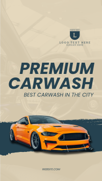 Premium Carwash Facebook Story Design