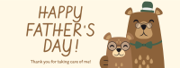 Bear and Cub Facebook cover Image Preview