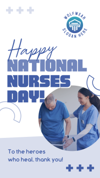 Healthcare Nurses Day Facebook Story Design