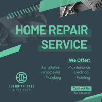 Modern Repair Service Instagram post Image Preview