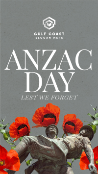 Anzac Day Collage YouTube Short Image Preview