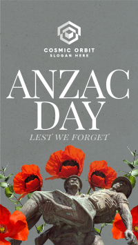 Anzac Day Collage YouTube Short Image Preview