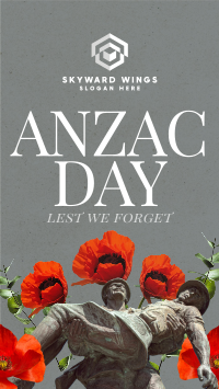 Anzac Day Collage YouTube Short Image Preview