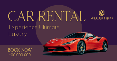 Lux Car Rental Facebook ad Image Preview