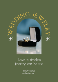 Wedding Jewelry Poster Design
