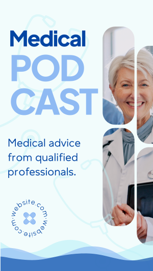 Medical Podcast Instagram story Image Preview