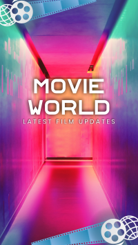 Movie World Facebook Story Design