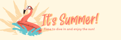 Summer Beach Twitter header (cover) Image Preview