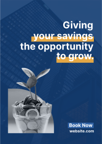 Grow Your Savings Flyer Image Preview