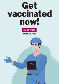 Time to Vaccinate Flyer Design