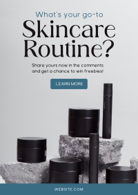 Skincare Customer Engagement Poster Preview