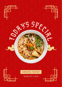 Special Oriental Noodles Flyer Image Preview