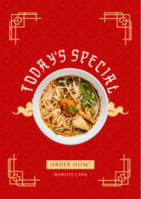 Special Oriental Noodles Flyer Design