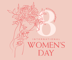 Rose Women's Day Facebook post Image Preview
